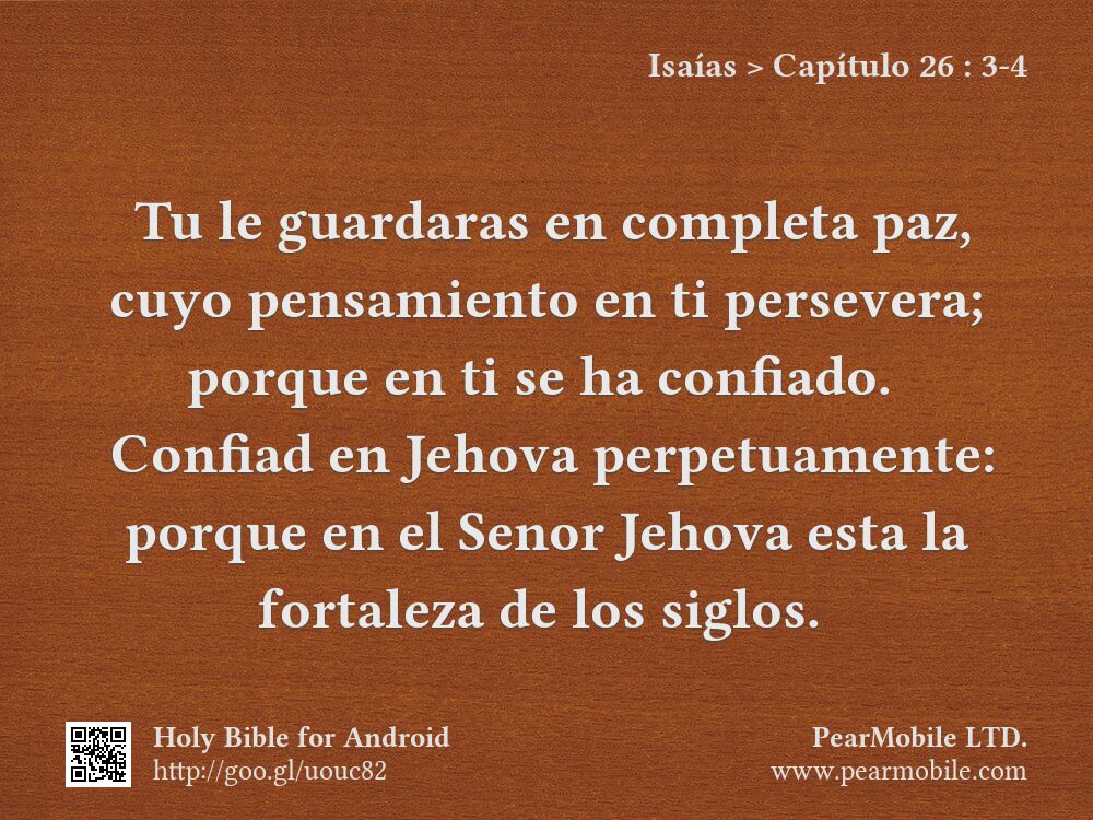 Isaías, Capítulo 26:3-4